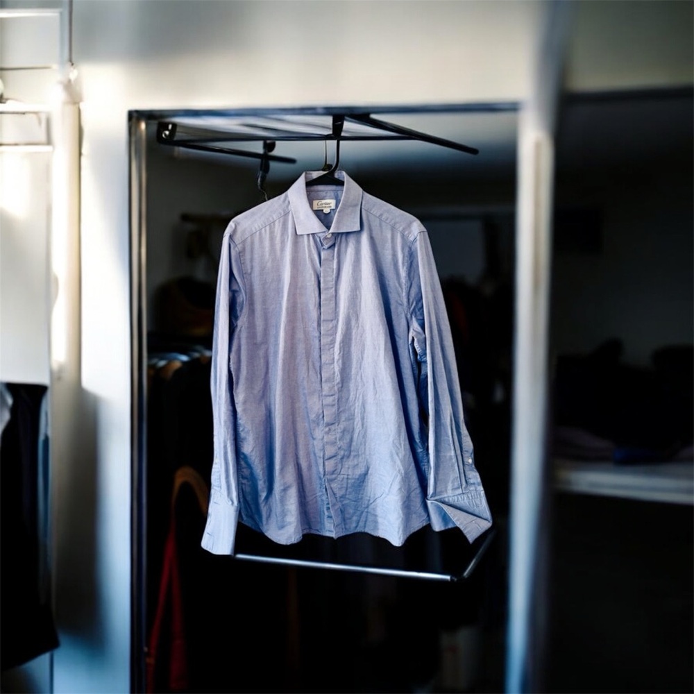 Cartier Casual Blue Men's Shirt